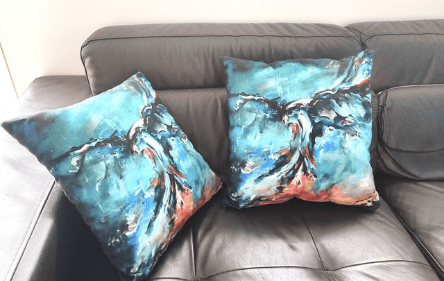 Housse de coussin design Phénix
