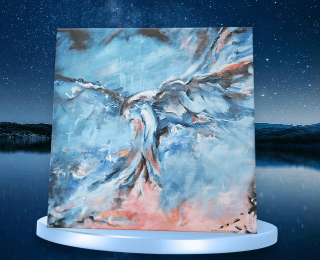 Impression sur toile 40*40cm "Phénix"